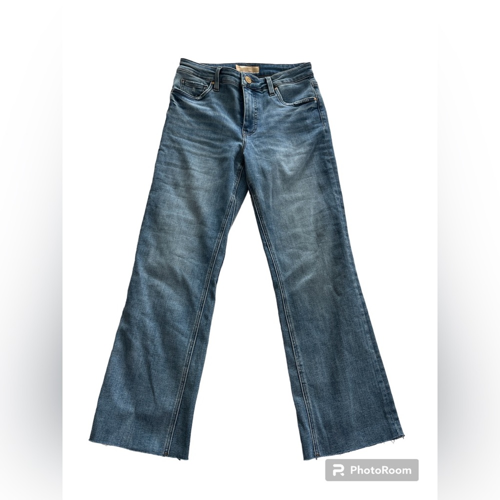 Kut from the Kloth Kelsey high rise Fab Ab Ankle Flare jeans size 4